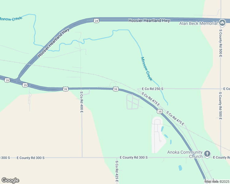map of restaurants, bars, coffee shops, grocery stores, and more near 2283 U.S. 35 in Logansport