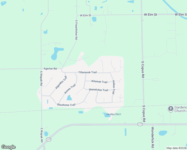 map of restaurants, bars, coffee shops, grocery stores, and more near 4822 Tillamook Trail in Lima