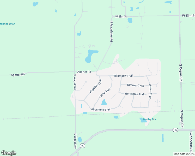 map of restaurants, bars, coffee shops, grocery stores, and more near 5097 Tillamook Trail in Lima