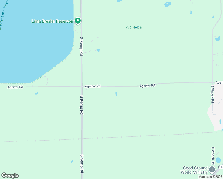 map of restaurants, bars, coffee shops, grocery stores, and more near 6075 Agerter Road in Lima