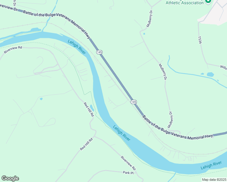 map of restaurants, bars, coffee shops, grocery stores, and more near 4727 3 Mile Lane in Walnutport