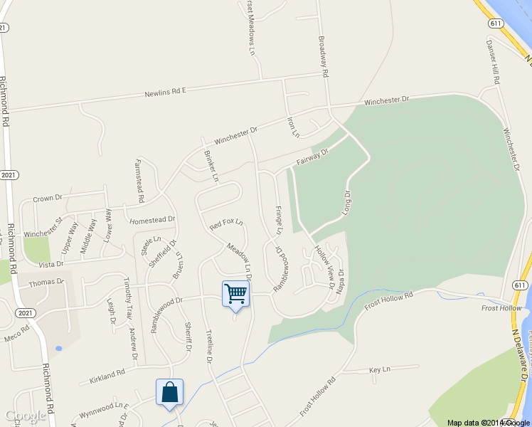 map of restaurants, bars, coffee shops, grocery stores, and more near 835 Ramblewood Drive in Easton