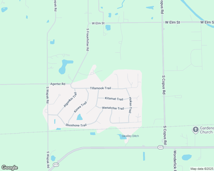 map of restaurants, bars, coffee shops, grocery stores, and more near 4822 Tillamook Trail in Lima