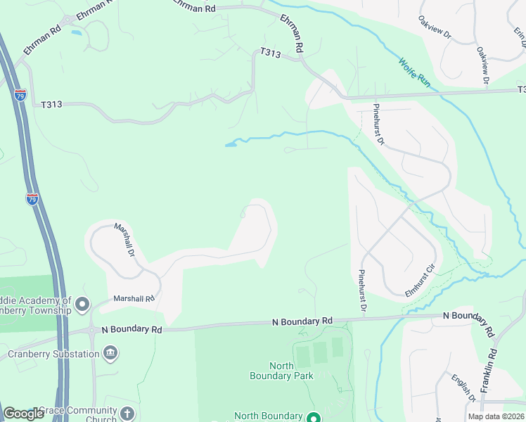 map of restaurants, bars, coffee shops, grocery stores, and more near 8061 Maureen Drive in Cranberry Township