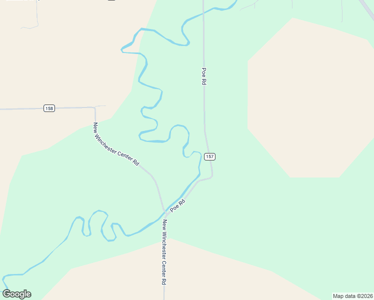 map of restaurants, bars, coffee shops, grocery stores, and more near 765 Poe Road in Bucyrus