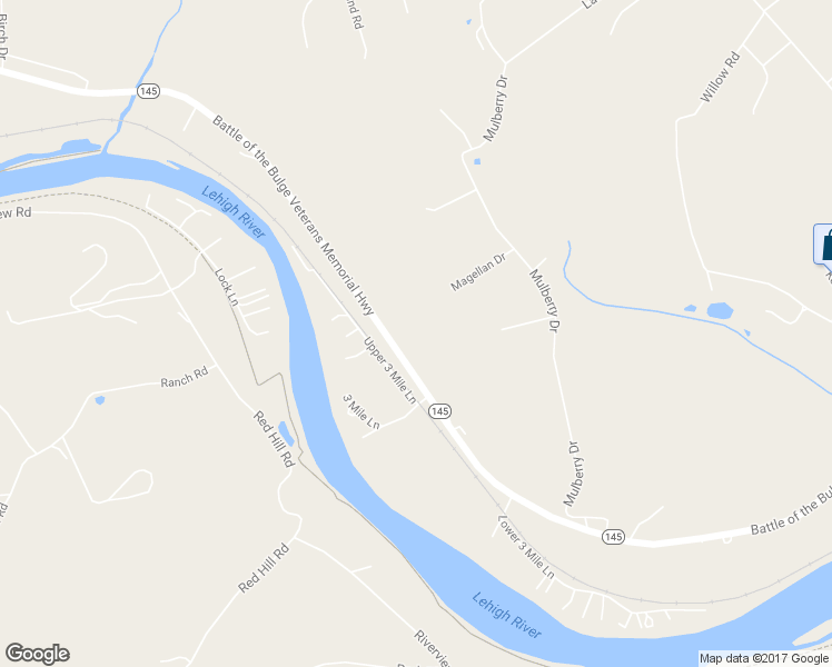 map of restaurants, bars, coffee shops, grocery stores, and more near 292 Riverview Drive in Walnutport