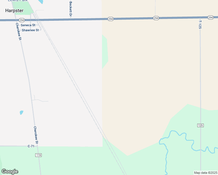 map of restaurants, bars, coffee shops, grocery stores, and more near in Harpster