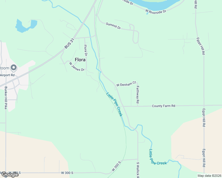 map of restaurants, bars, coffee shops, grocery stores, and more near 2318 South Wallick Road in Peru