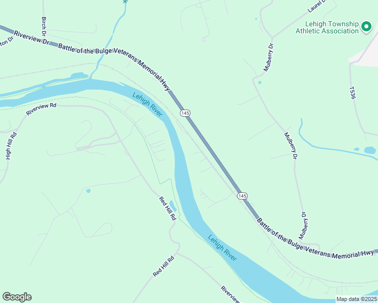 map of restaurants, bars, coffee shops, grocery stores, and more near 4765 3 Mile Lane in Walnutport