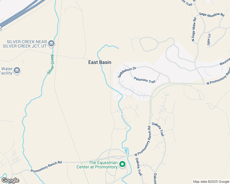 map of restaurants, bars, coffee shops, grocery stores, and more near 2305 Appaloosa Ln in Park City