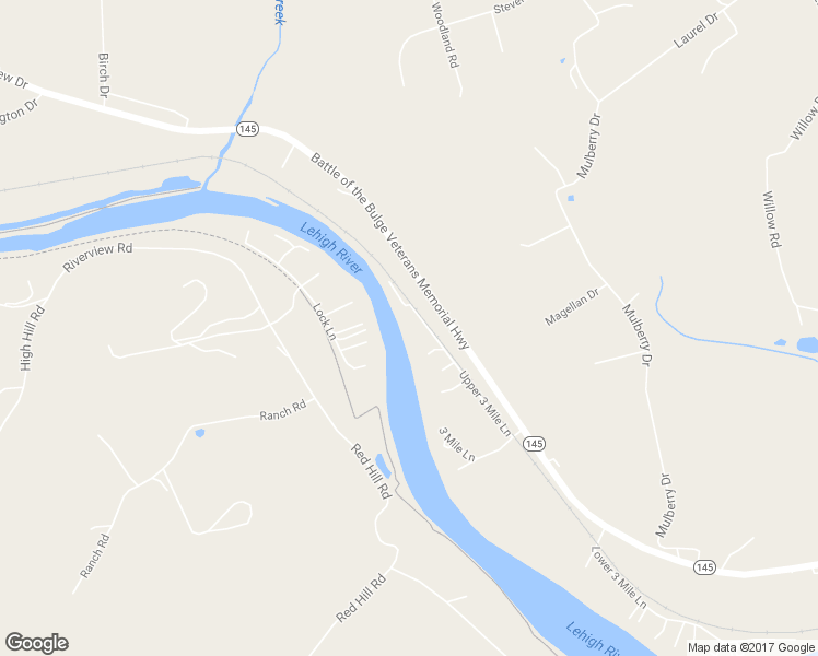 map of restaurants, bars, coffee shops, grocery stores, and more near 4771 3 Mile Lane in Walnutport