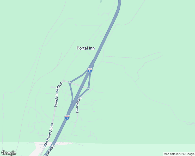 map of restaurants, bars, coffee shops, grocery stores, and more near 15333 Fawndale Road in Redding