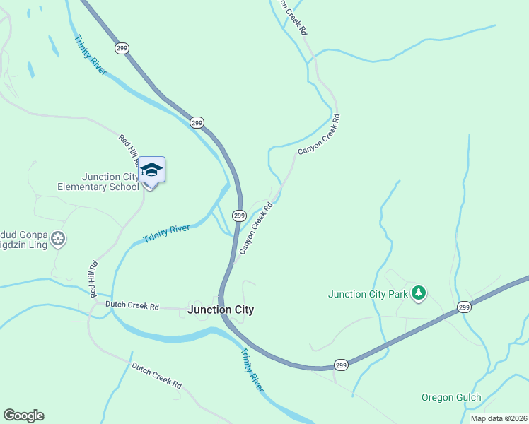 map of restaurants, bars, coffee shops, grocery stores, and more near 129-173 Canyon Creek Rd in Junction City