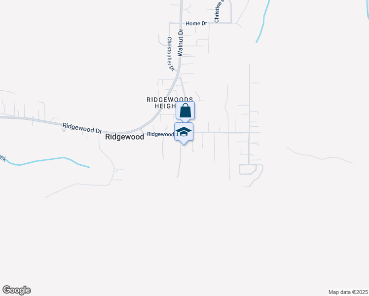 map of restaurants, bars, coffee shops, grocery stores, and more near 2060 Ridgewood Drive in Eureka