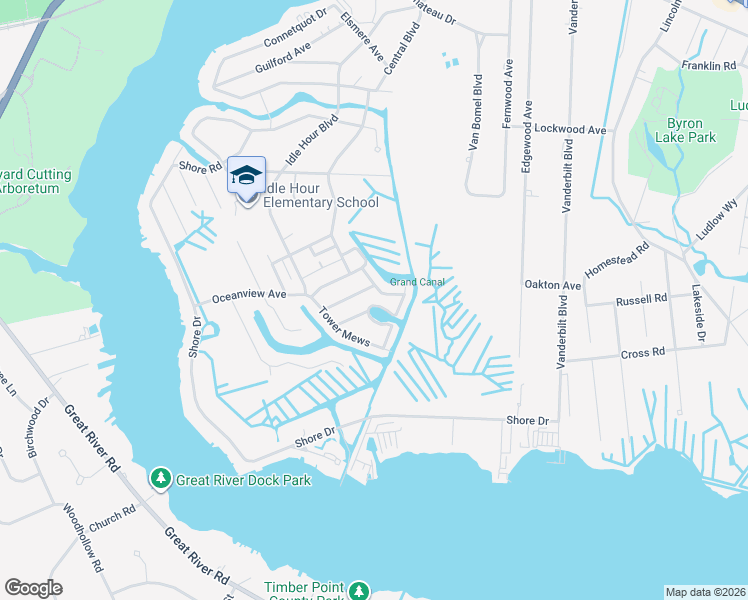 map of restaurants, bars, coffee shops, grocery stores, and more near 72 Canal Road in Oakdale