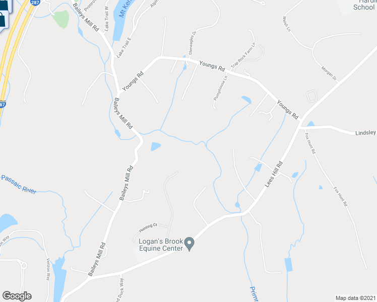 map of restaurants, bars, coffee shops, grocery stores, and more near 38 Sheepfield Farms Road in Basking Ridge