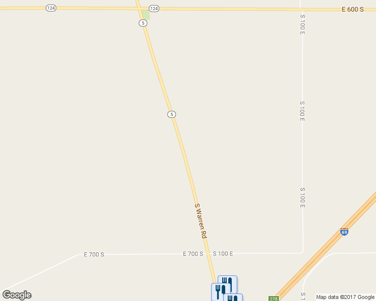 map of restaurants, bars, coffee shops, grocery stores, and more near 6643 South Warren Road in Warren