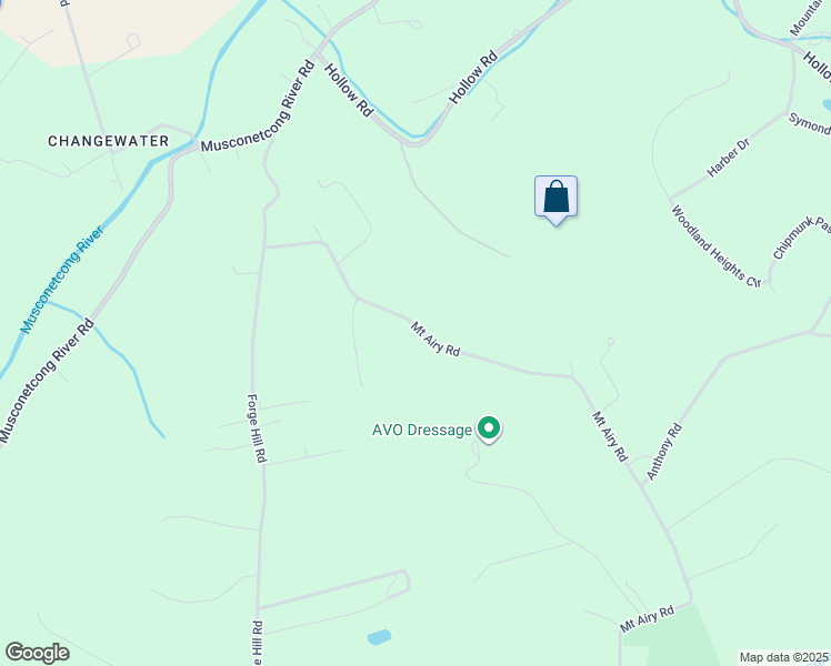 map of restaurants, bars, coffee shops, grocery stores, and more near 249 Mount Airy Road in Glen Gardner