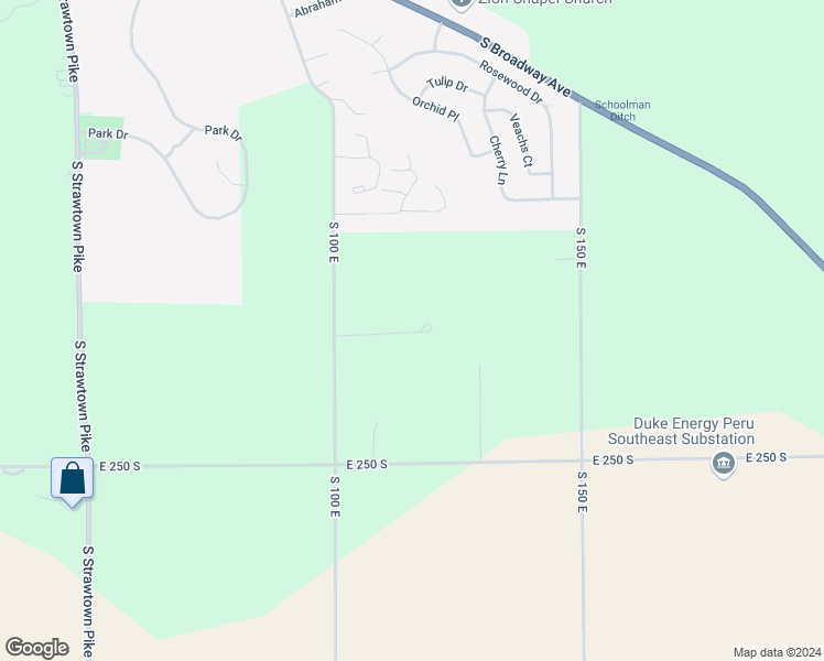 map of restaurants, bars, coffee shops, grocery stores, and more near 2239 S 100 E in Peru
