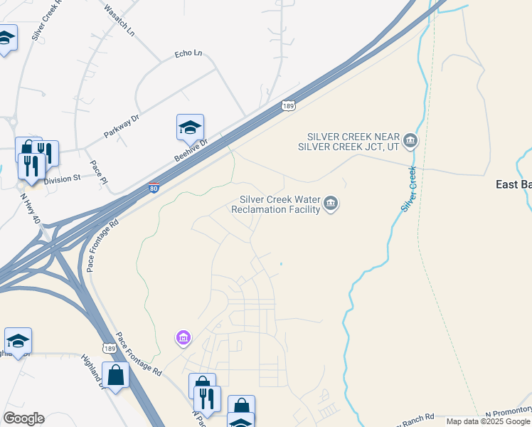 map of restaurants, bars, coffee shops, grocery stores, and more near 1401 Mahogany Way in Park City