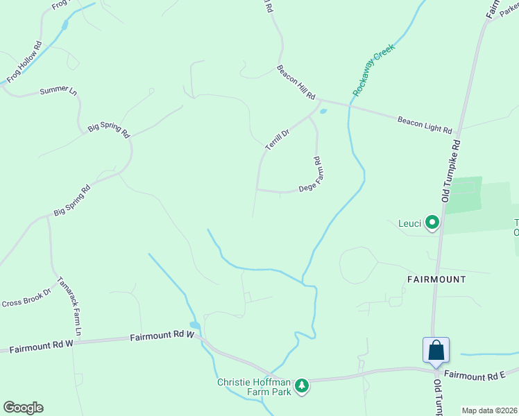 map of restaurants, bars, coffee shops, grocery stores, and more near 22 Terrill Drive in Califon
