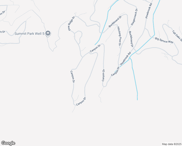 map of restaurants, bars, coffee shops, grocery stores, and more near Canyon Drive in Summit Park