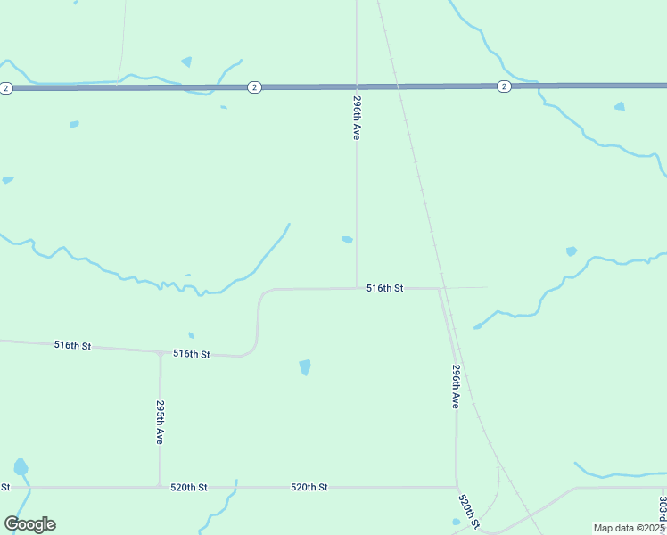 map of restaurants, bars, coffee shops, grocery stores, and more near 21425 296th Avenue in Moulton