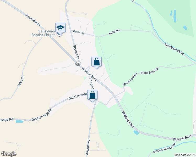 map of restaurants, bars, coffee shops, grocery stores, and more near 6007 West Main Boulevard in Bath