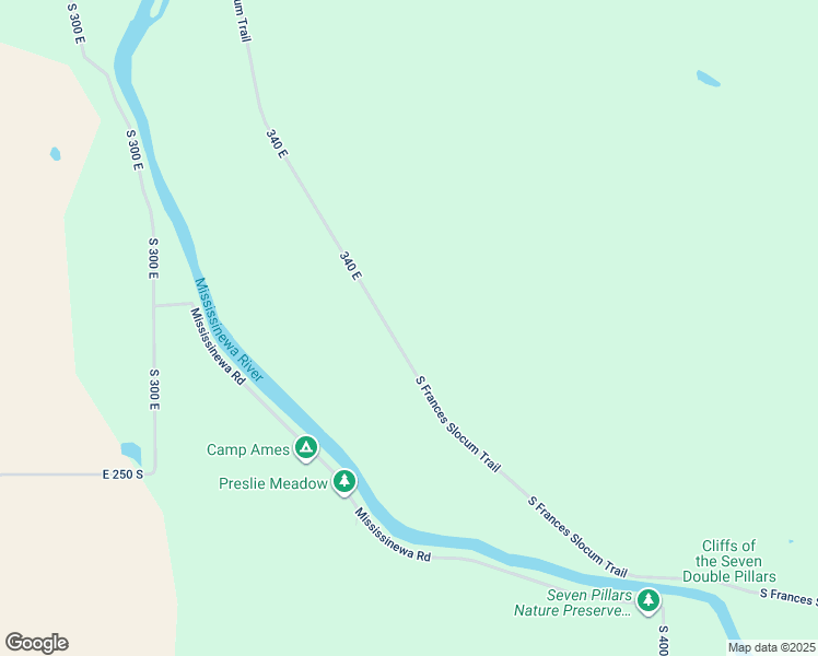 map of restaurants, bars, coffee shops, grocery stores, and more near 2107 South Frances Slocum Trail in Peru