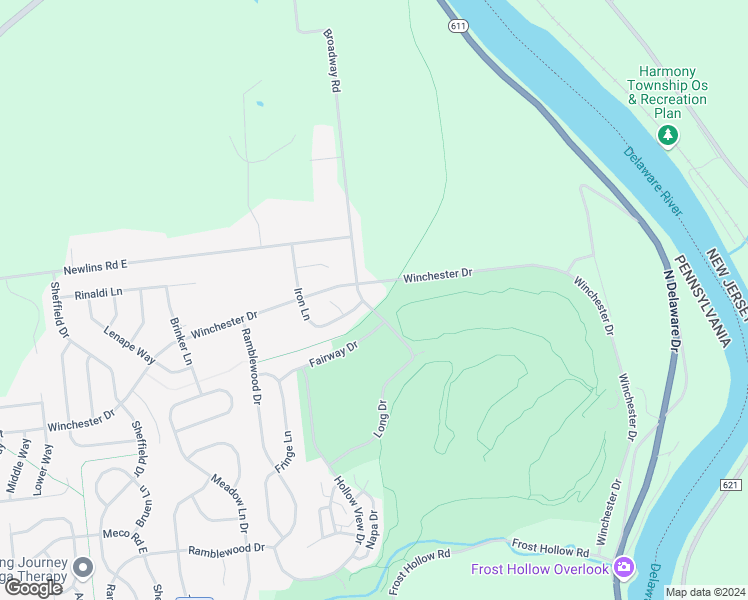 map of restaurants, bars, coffee shops, grocery stores, and more near 2823 Broadway Road in Easton