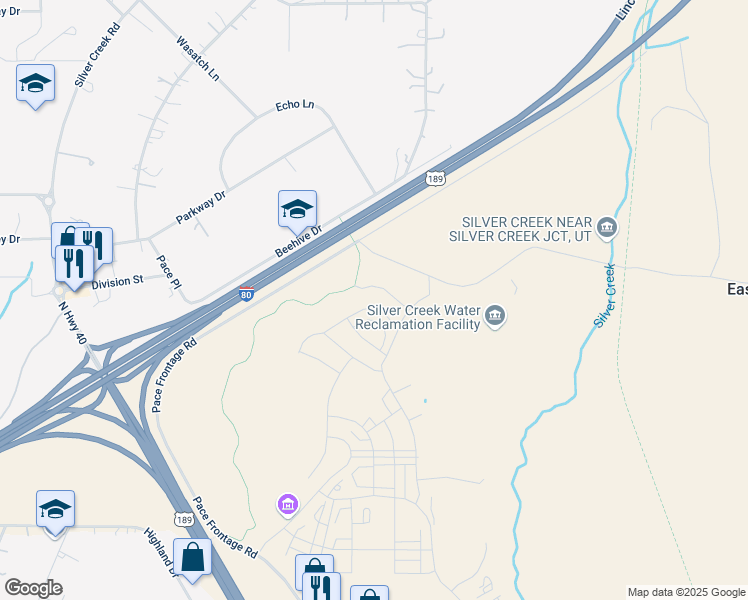 map of restaurants, bars, coffee shops, grocery stores, and more near 1323 Mahogany Way in Park City
