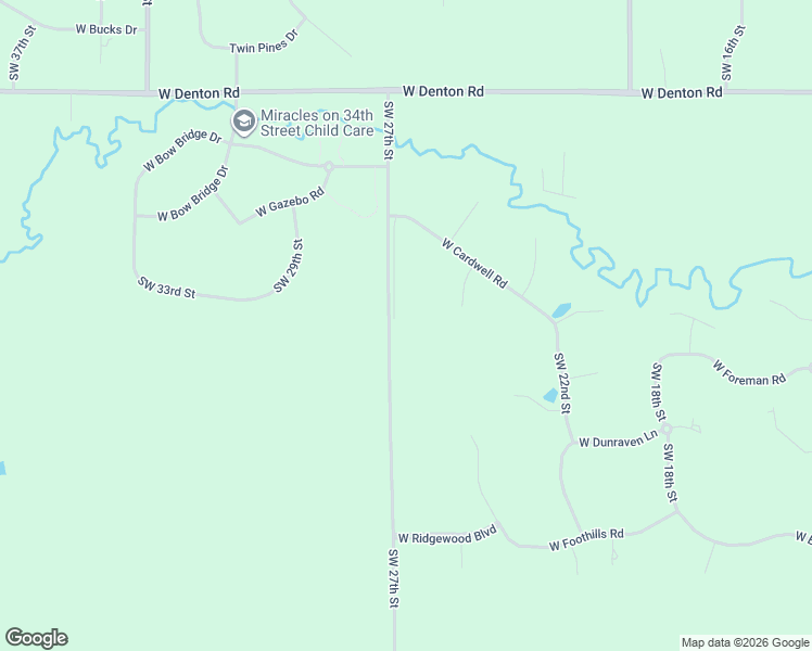 map of restaurants, bars, coffee shops, grocery stores, and more near 7630 Southwest 27th Street in Lincoln