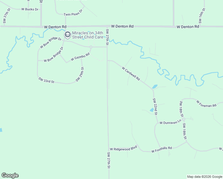 map of restaurants, bars, coffee shops, grocery stores, and more near 7630 Southwest 27th Street in Lincoln