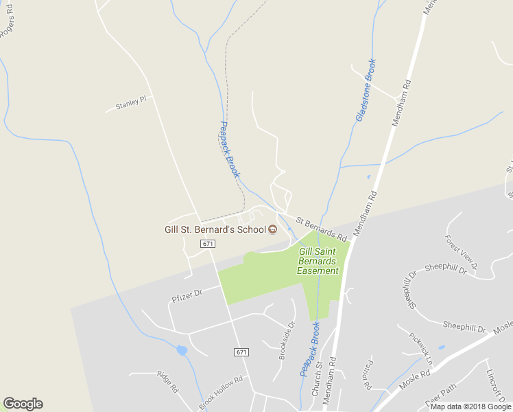 map of restaurants, bars, coffee shops, grocery stores, and more near 12 Saint Bernards Road in Far Hills