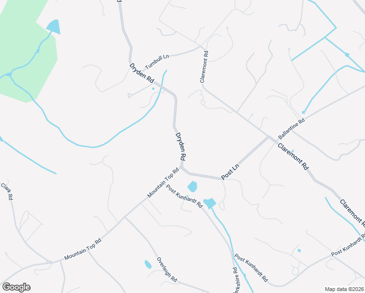 map of restaurants, bars, coffee shops, grocery stores, and more near 33 Dryden Road in Bernardsville