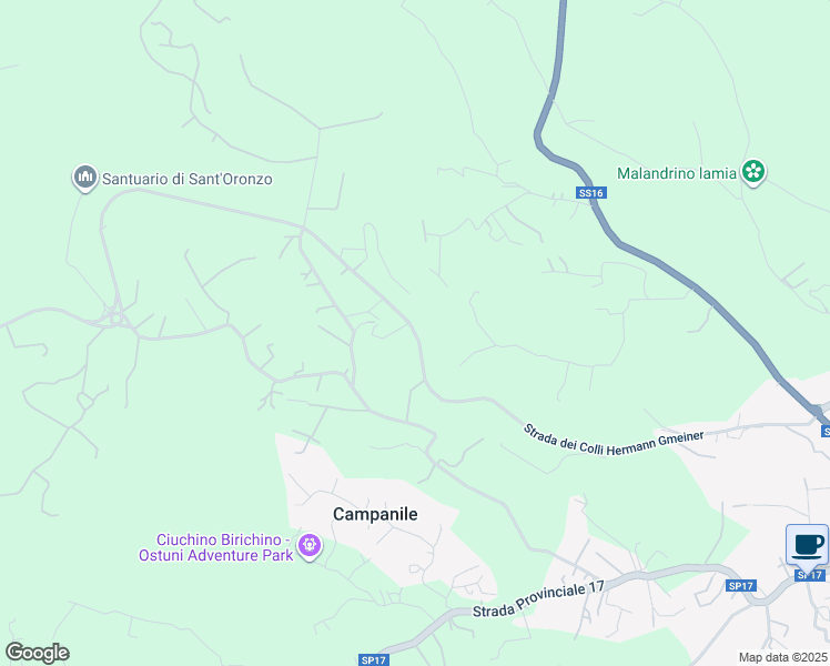 map of restaurants, bars, coffee shops, grocery stores, and more near Contrada Bagnardi in Provincia di Brindisi