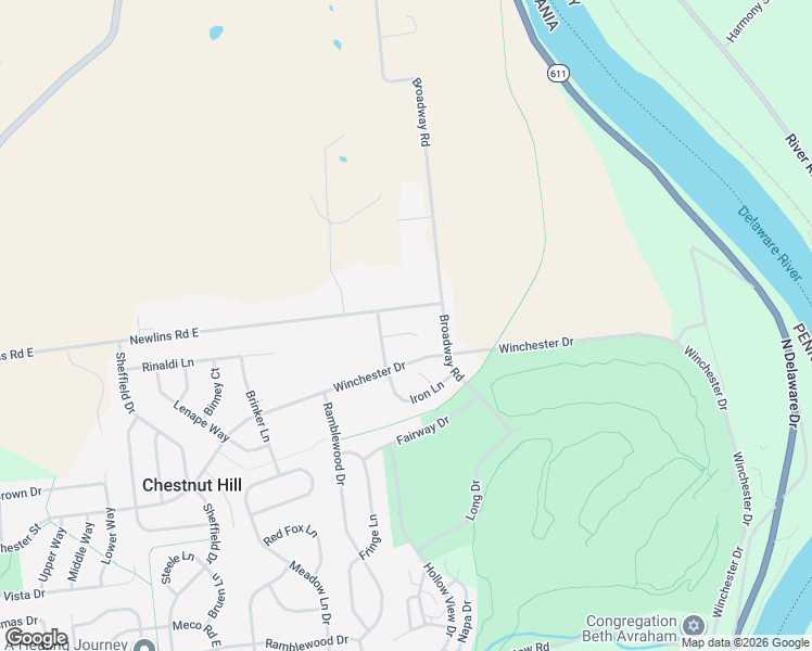 map of restaurants, bars, coffee shops, grocery stores, and more near 865 Newlins Road East in Easton