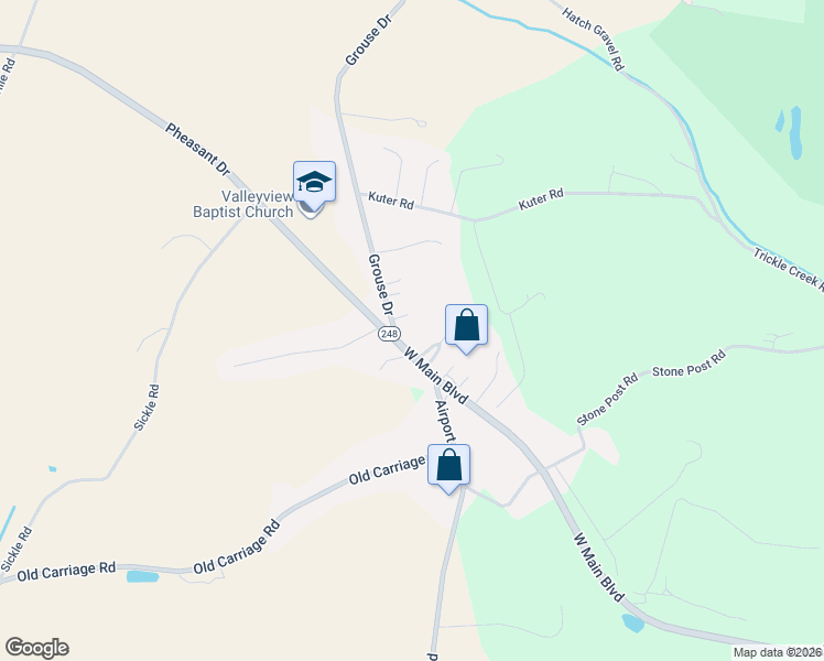 map of restaurants, bars, coffee shops, grocery stores, and more near 8652 Grouse Drive in Bath