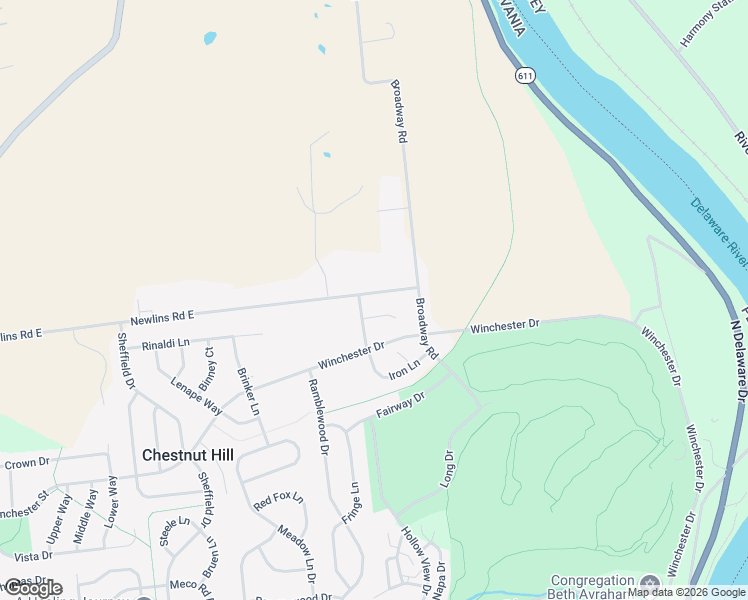 map of restaurants, bars, coffee shops, grocery stores, and more near 865 Newlins Road East in Easton