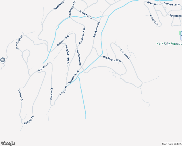 map of restaurants, bars, coffee shops, grocery stores, and more near 3361 Buckboard Drive in Park City