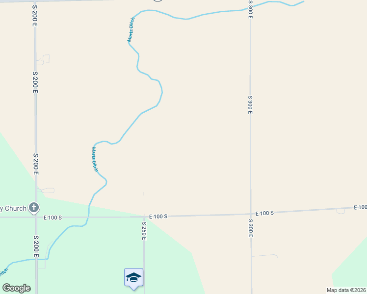 map of restaurants, bars, coffee shops, grocery stores, and more near 2501 East 100 South in Decatur