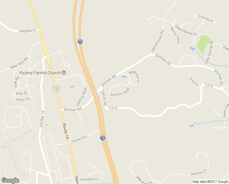 map of restaurants, bars, coffee shops, grocery stores, and more near 1114 Stockton Ridge in Cranberry Township