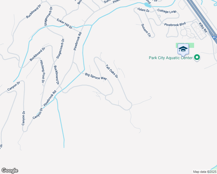 map of restaurants, bars, coffee shops, grocery stores, and more near 3315 Big Spruce Way in Park City