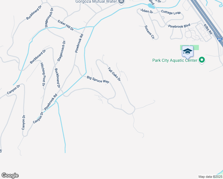 map of restaurants, bars, coffee shops, grocery stores, and more near 3271 Big Spruce Way in Park City