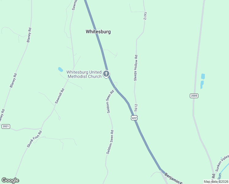 map of restaurants, bars, coffee shops, grocery stores, and more near 432 Seldom Seen Road in Kittanning