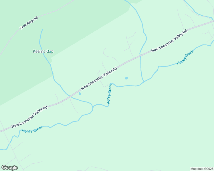 map of restaurants, bars, coffee shops, grocery stores, and more near 2516 New Lancaster Valley Road in Milroy