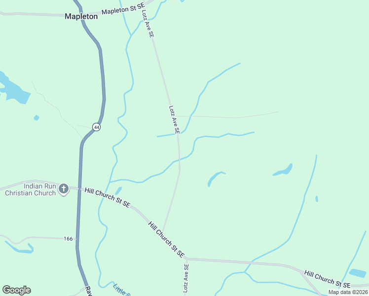 map of restaurants, bars, coffee shops, grocery stores, and more near 4480 Lotz Avenue Southeast in East Canton