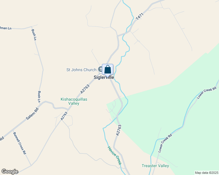 map of restaurants, bars, coffee shops, grocery stores, and more near 1139 Locke Mills Road in Milroy