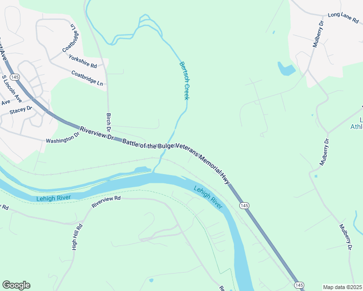 map of restaurants, bars, coffee shops, grocery stores, and more near 332 Riverview Drive in Walnutport