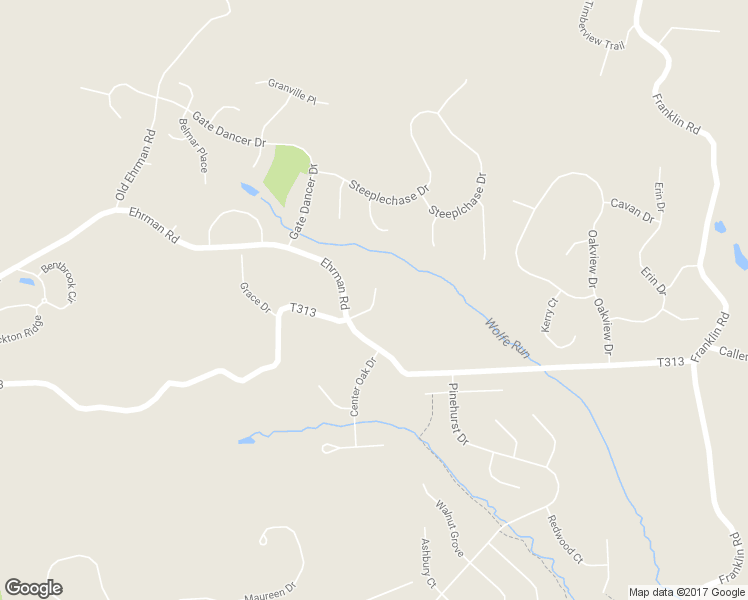 map of restaurants, bars, coffee shops, grocery stores, and more near 104 Castle Brook Drive in Cranberry Township